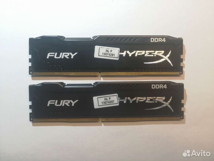 Оперативная память Kingston Hyper X 16 gb