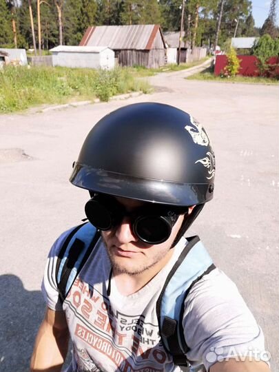 Мотошлем открытый бу