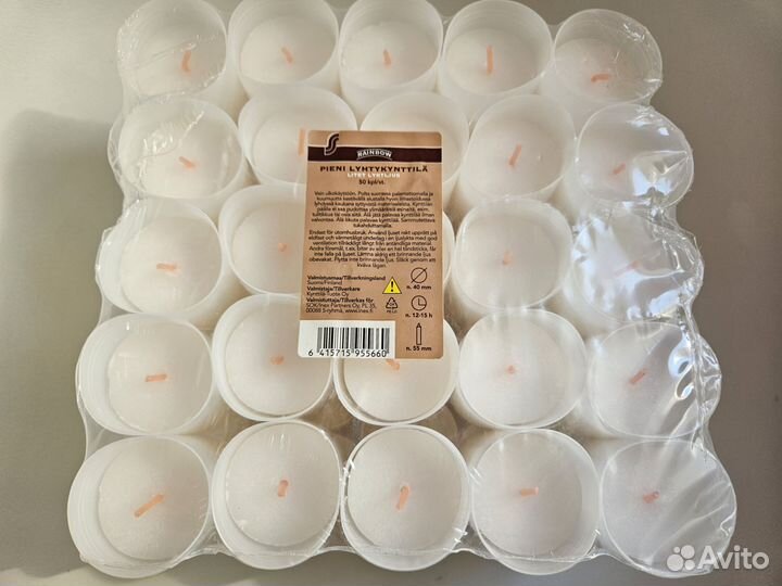 Набор небольших свечей 25 штук