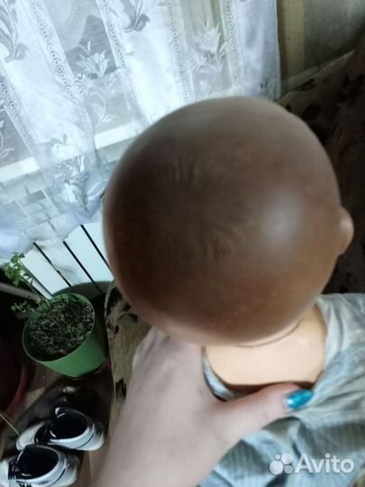 Антикварная кукла СССР пупс 65 см