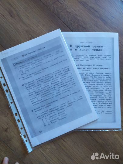 Русский родной язык, Литературное чтение на родном