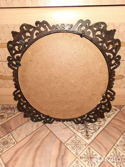 Зеркало старинное литье