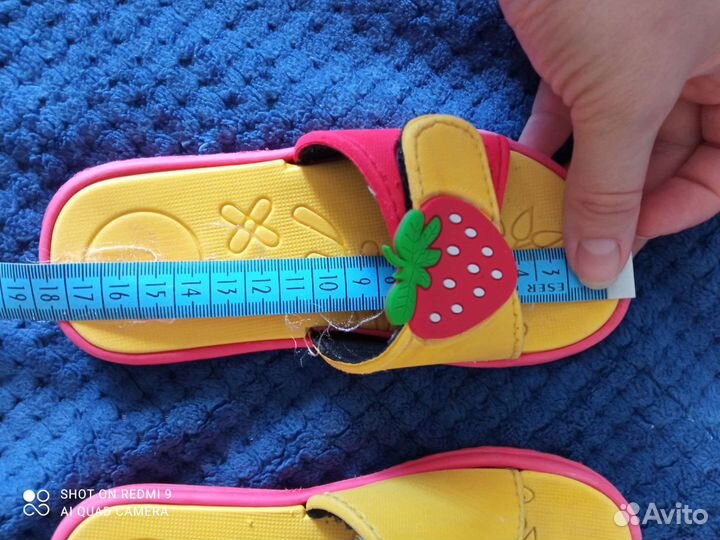 Шлепанцы для девочки
