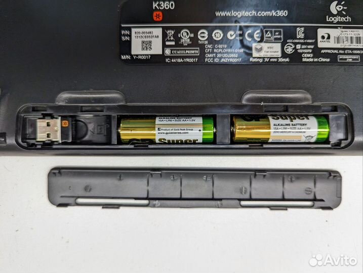 Клавиатура Беспроводная Logitech K360