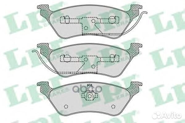 Колодки тормозные chrysler voyager/dodge carava