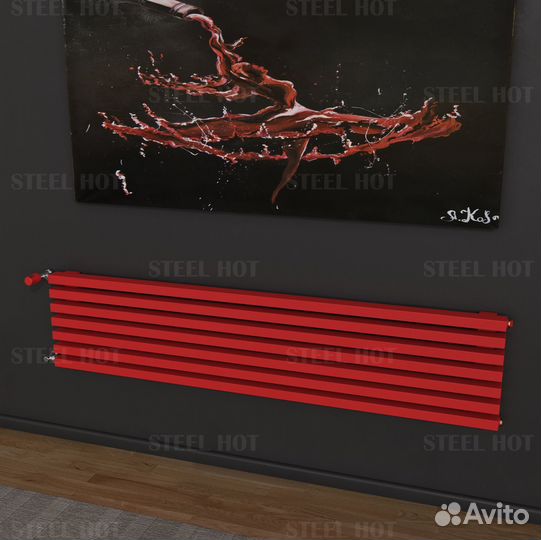 Дизайнерский радиатор отопления Steel