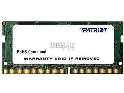 Patriot Memory DDR4 SO-dimm 2400MHz PC4-19200