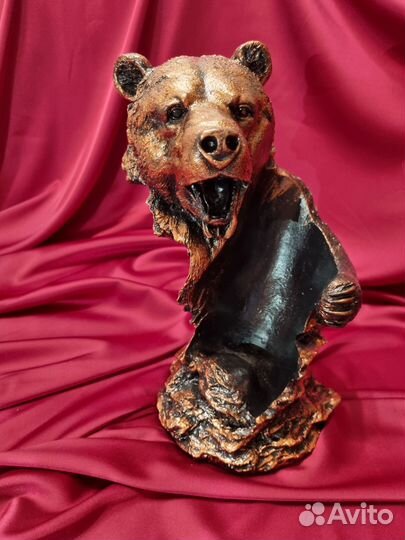 Подставка под бутылку медведь