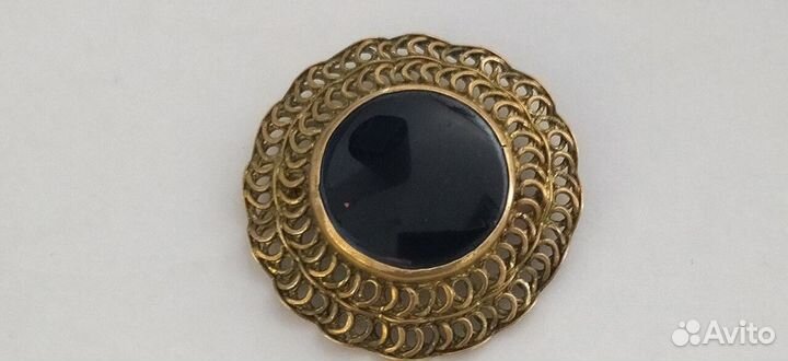 Брошь.4.5см, латунь.винтаж