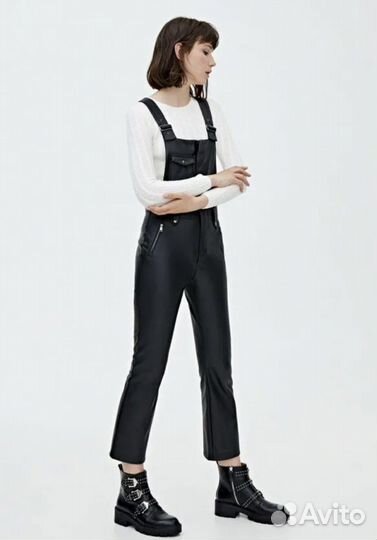 Комбинезон кожаный