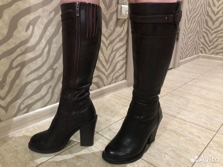 Сапоги женские натуральная кожа 37 размер