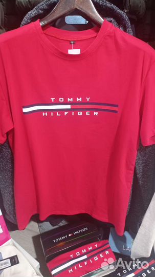 Футболка красная Tommy Hilfiger