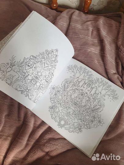 Книга раскраска анти стресс