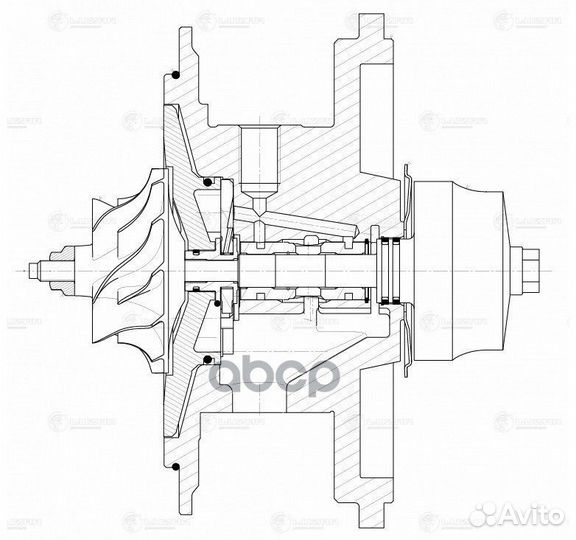 Турбокомпрессор Ford Transit (11) 2.2D E5 (тип