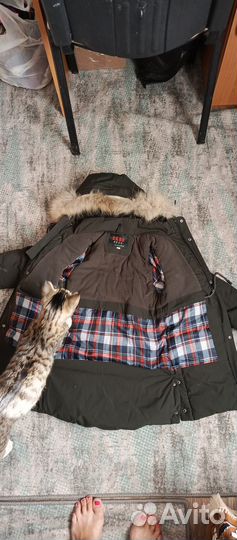 Куртка зимняя удлинённая на мальчика 5-6 лет