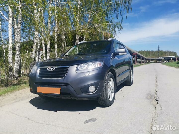 Hyundai Santa Fe 2.2 AT, 2010, 250 000 км