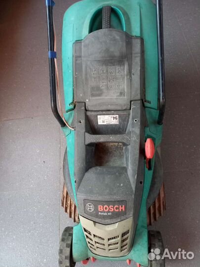 Газонокосилка электрическая bosch