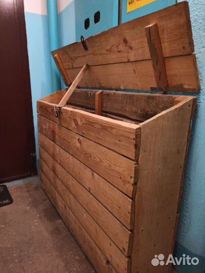 Деревянный ящик для картофеля и овощей