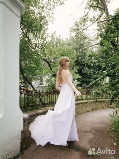 Свадебное платье/ на выпускной платье 44-46