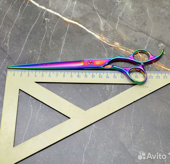 Прямые ножницы Purple Dragon 8