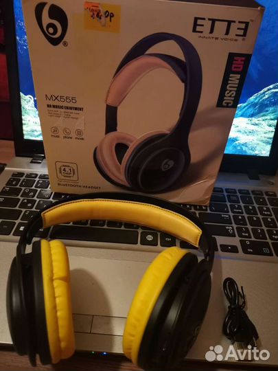 Наушниум ette MX-555 (Bluetooth+плеер+радио