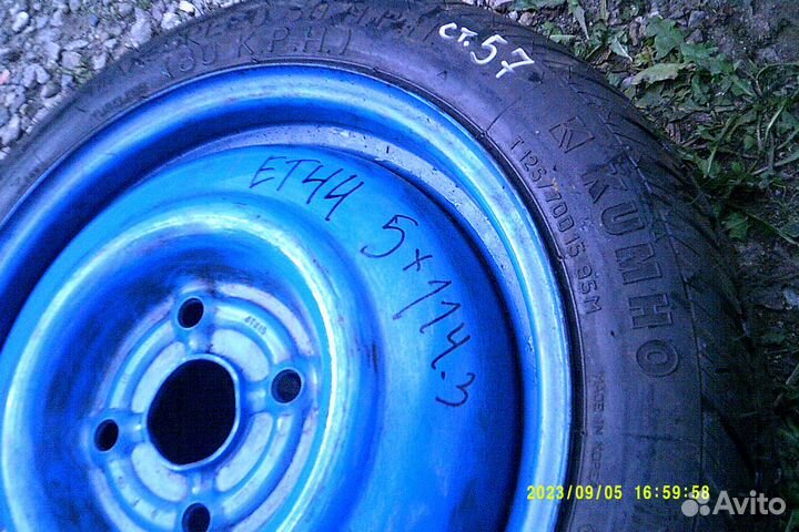 Запасное колесо докатка R15 Шевроле Лачетти