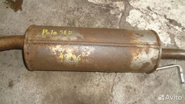 Глушитель основной VW Polo Sedan
