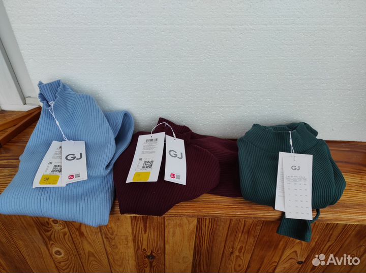 GJ Кофта женская лапша водолазка Gloria djeans