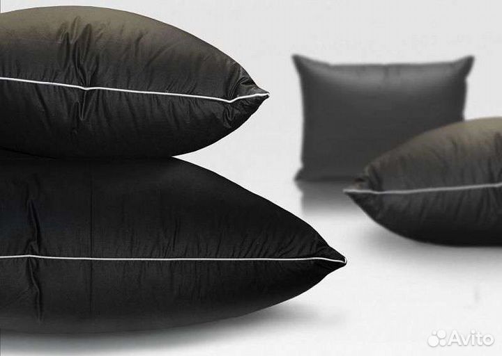 Подушки гусиный пух и с эффектом памяти