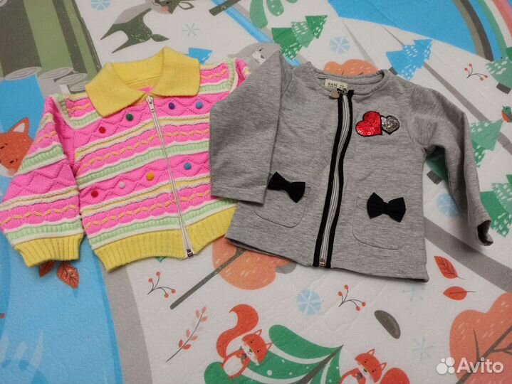 Детские вещи для девочки 86 92