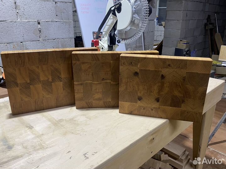 Доска разделочная торцевая