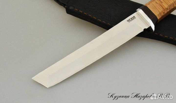 Нож Танто 95х18 береста