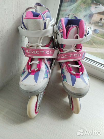 Роликовые коньки детские раздвижные