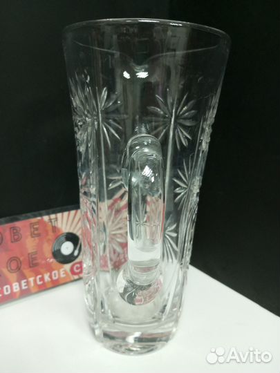 Хрустальный кувшин Астра СССР
