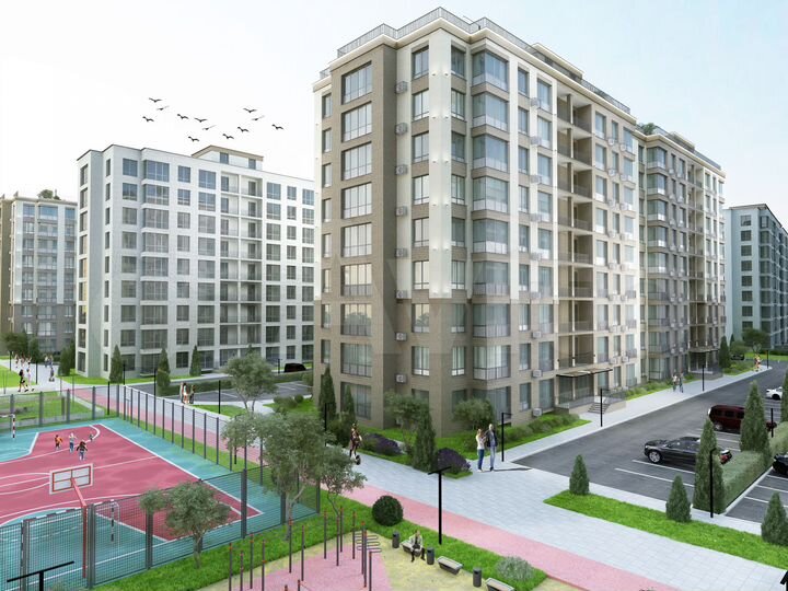 1-к. квартира, 50,6 м², 10/10 эт.