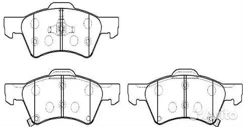 Колодки тормозные дисковые chrysler: town & countr