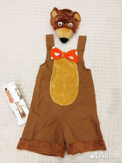 Костюм медведя 3-6лет (92-122р.)
