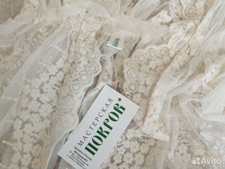 Платок для венчания, крещения новый