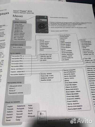 Принтер Xerox 3610