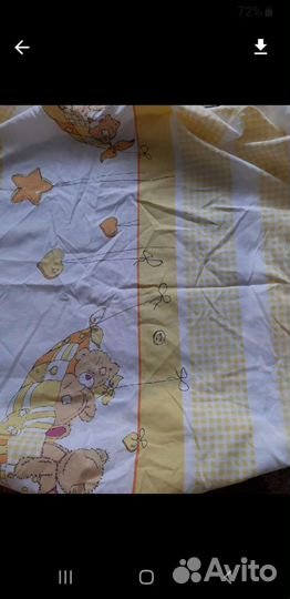 Простынь детская на резинке