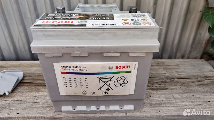 Акб bosch S5 Silver 54 ач 530 А Чехия 207 175 190