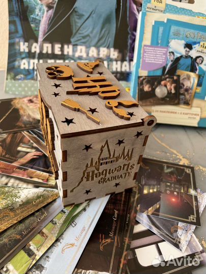 Шкатулка для карточек Гарри Поттер Наклейки Panini