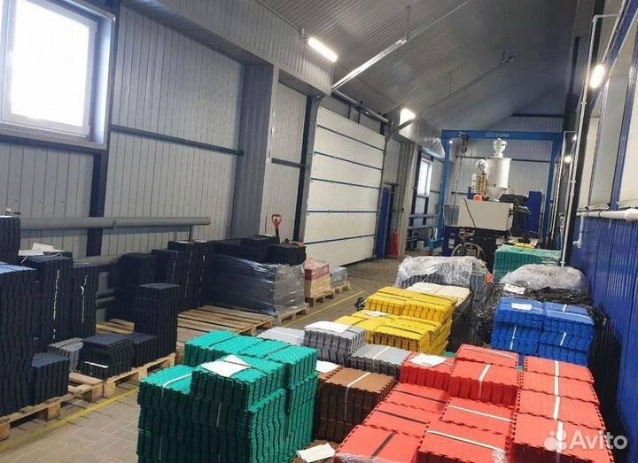 Пвх плитка для склада