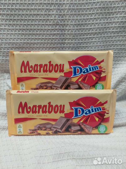 Шоколад Marabou Daim 200 г из Финляндии