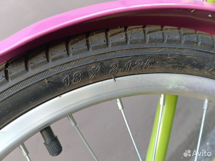 Велосипед детский 18 дюймов для девочки