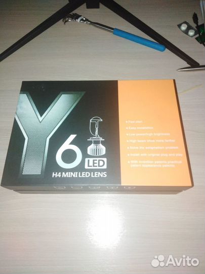 H4 y6 mini LED lens