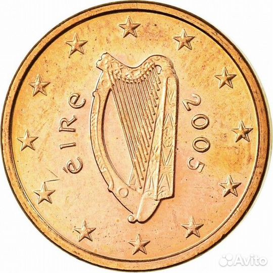 Монеты евро центы 1 и 2