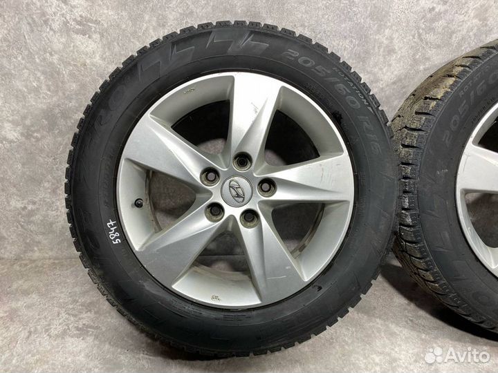 Колесо R16x6.5 5x114.3 (Pirelli Ice Zero 205/60)