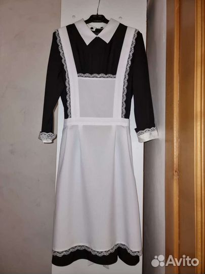 Школьное платье и фартук