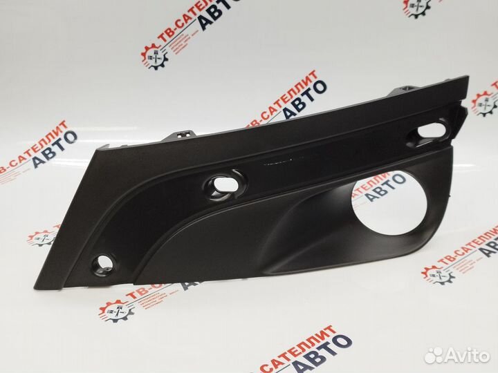 Облицовка переднего бампера под птф левая Лада Вес